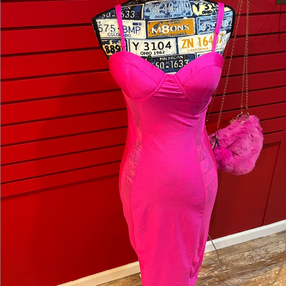 Pink Bodycon Dress